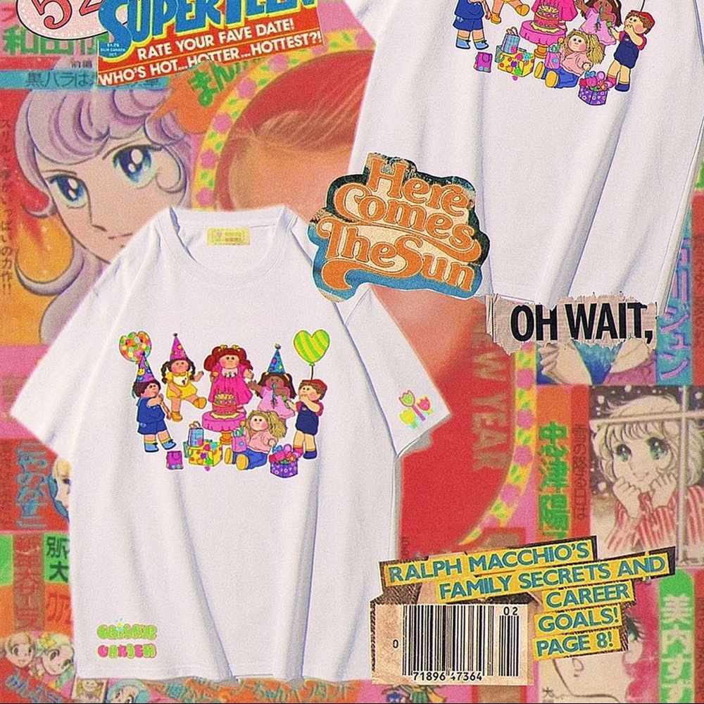 💖Cabbage Patch Kids Tee Original hand-painted cabbage patch dolls  cute T-Shirt